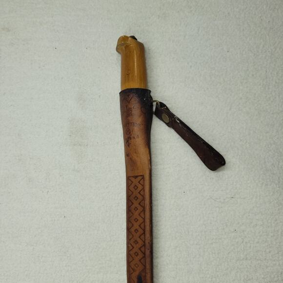 Vintage J Marttiini Knife Antler Sheath Knives Hunting Hunter Filet Outdoors - Picture 9 of 13